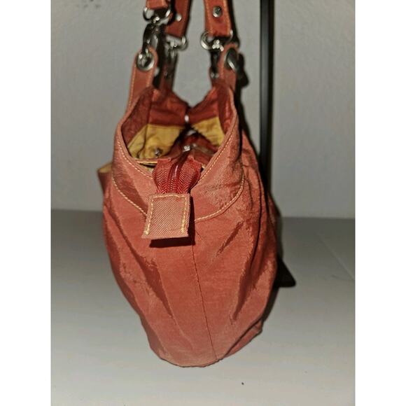 Baggallini Burnt Orange Hampton Shoulder Bag With Sm Removable Wristlet 15x9x5 - Picture 4 of 10